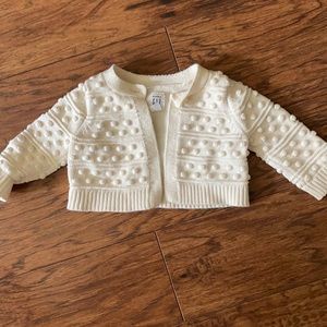 Gap Baby Ivory Sweater 3-6 months